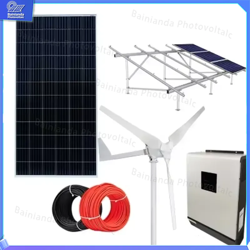 3KW 5KW 10KW Hybrid Wind Solar - Wind Solar Hybrid Kit ulasan dan harga