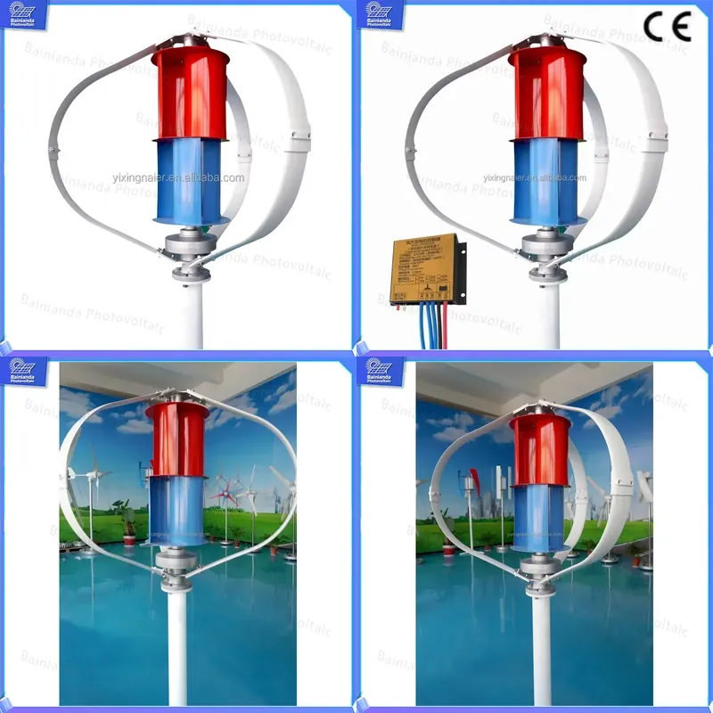 300W 400W Vertical Axis Wind T - Wind Solar Hybrid Kit ulasan dan harga
