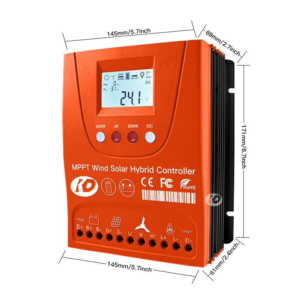 Mars Rock 2KW 2.4KW 12V/48V  M - Wind Solar Hybrid Kit ulasan dan harga