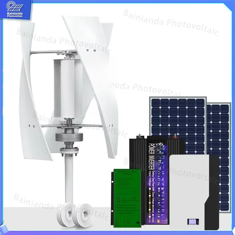 Vertical Wind Turbine Generato - Wind Solar Hybrid Kit ulasan dan harga